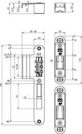 Nemef vpm 5012 complete sluitgarnituurset - vpm 5012