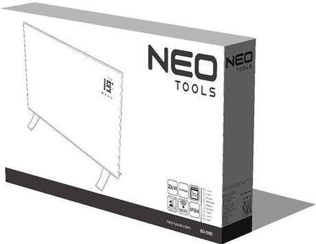 Neo 90-095 | Konvektorheizung | 2000w | WLAN | 83,5 x 45 cm – 90-095