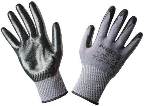 Neo-Arbeitshandschuh Nylon | mit Nitrilbeschichtung | m10 - 6453451