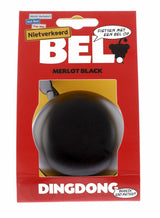 Bike Bell Ding-dong-Stahl 80 mm schwarz