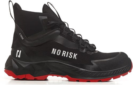No risk x-treme mid black red 1057.10 s3l | zwart rood | maat 46 - 5607421134465