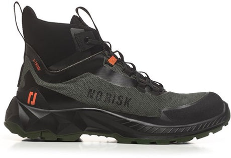No risk x-treme mid green 1057.08 s3 | zwart groen | maat 42 - 5607421129423