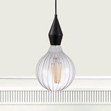 Enzo nordlux led globe g125 e27 2-15w 2200k avra helder gestreept - 2760320