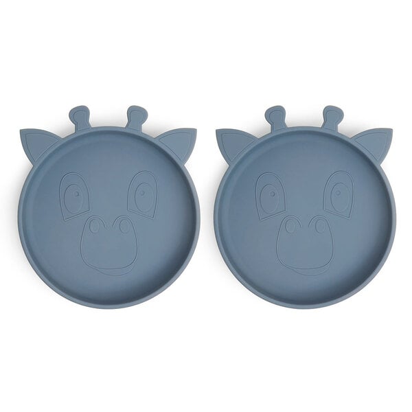 Nuuroo Nuuroo Akila Silikonplatte 2-Pack Giraf