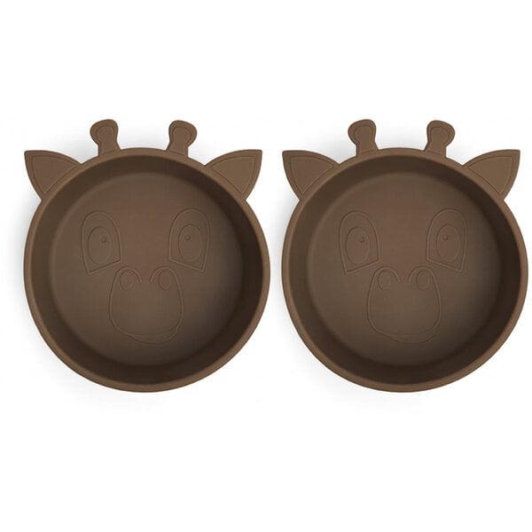 Nuuroo Nuuroo Alex Silicone Deep Platte 2-Pack Giraf