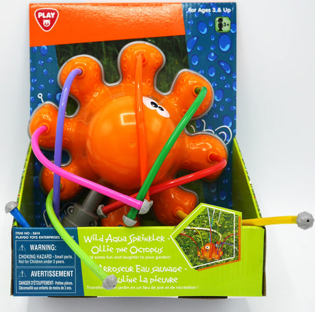 Playgo Wassersprinkler Oktopus mit 8 Armen, aus denen Wasser austritt