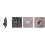 Madison Sonnenschirm Syros 280x280cm drehbar taupe