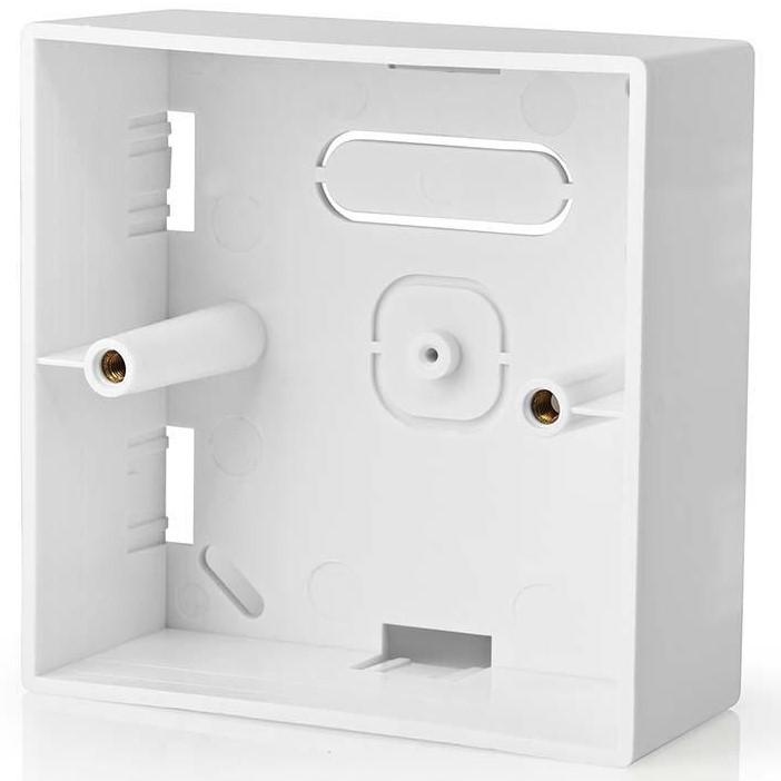 Nedis WIFIWB10WT Aufputzdose Wandmontage 86 x 86 mm weiß