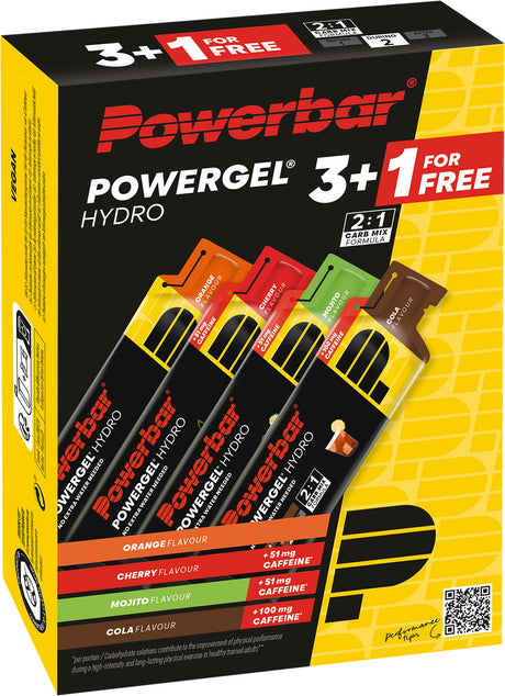 Powerbar Powergel Hydro Multiflavour 3+1