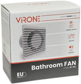 Orno Badezimmer – WC-Ventilator weiß 100 mm + Timer und Sensor – 8611020
