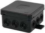 Orno kabelbox ip54 schwarz quadratisch 85x85x41mm - 4034052