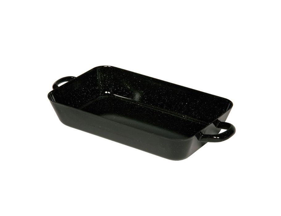 Auflaufform mit Griffen - Emaille - 33 cm