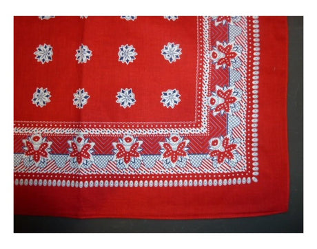 Bauerntaschentuch rot 55x55cm Packung à 12 Stück<br>