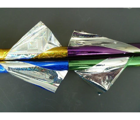 Grafix Geschenkpapierfolie, holografische Rolle, 1,5 m x 70 cm, verschiedene Farben