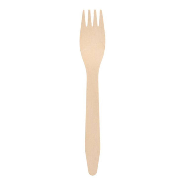 Papstar vorken hout 16,5cm pak a 10 stuks