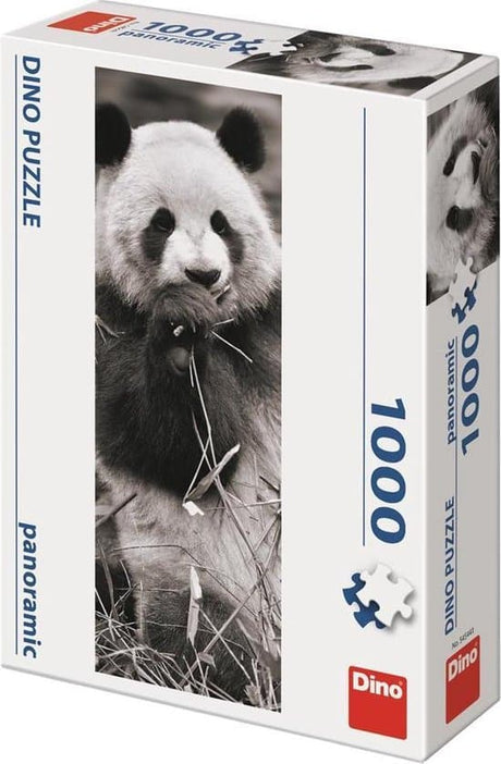 Dinotoys Dino-Puzzle - Panorama-Panda im Gras - 1000 Teile