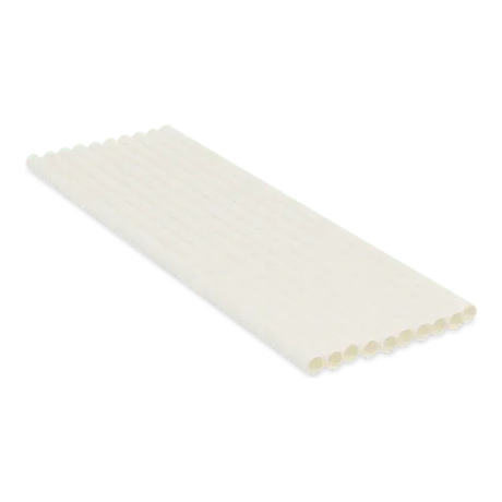 Papierstrohhalme weiß (230 x 8mm)