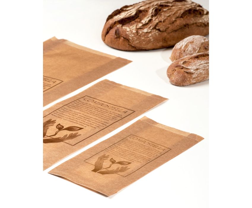 Compostella-Brotbeutel – mittel – 1000 Stück