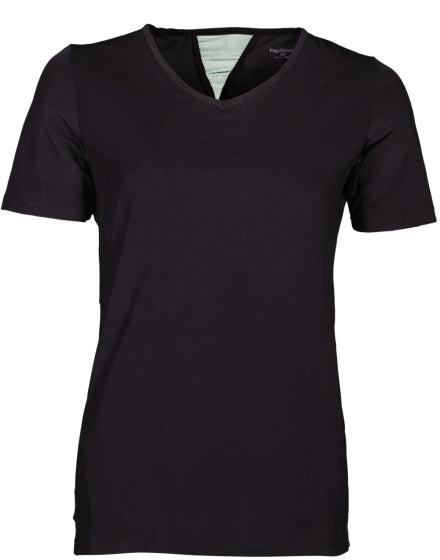 Papillon Fitness Shirt S Sl V-Ausschnitt Damen Schwarz Größe S S