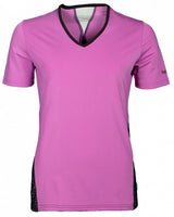 Papillon Sportshemd Damen Polyester Elastane Pink Black Mt L.