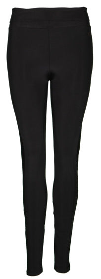 Papillon enge Sport -Legging -Damen Schwarz Größe l