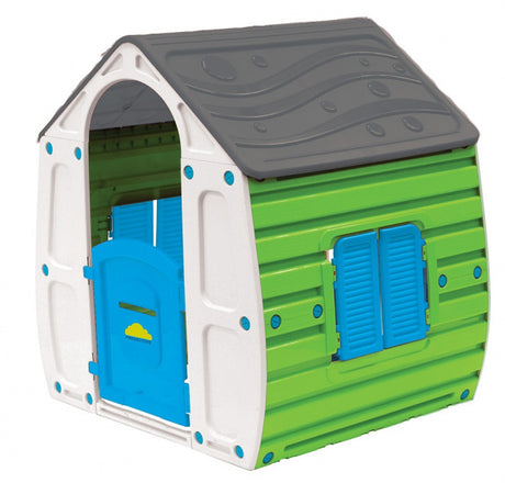 Paradiso Toys Speelhuis Sommer 102 x 90 cm grün graublau