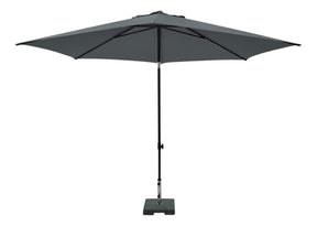 Madison Sonnenschirm Mykanos Push-Up 250cm grau