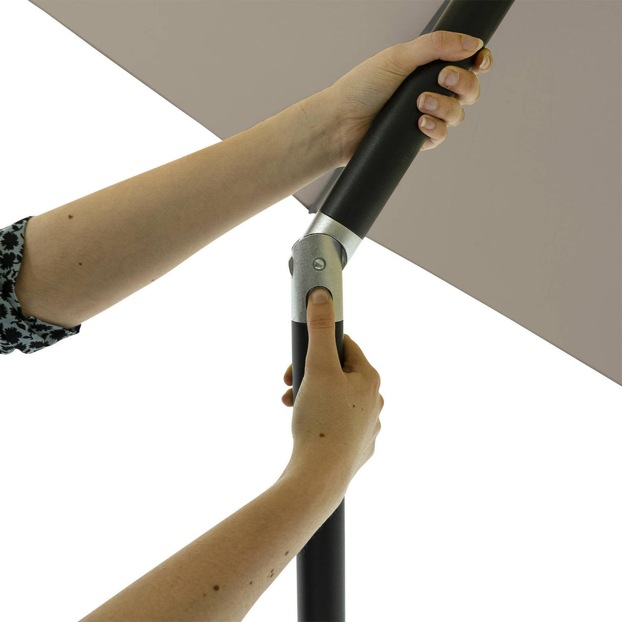 Madison Parasol Elba 300 cm ECRU