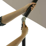 Madison Parasol Elba 300 cm ECRU