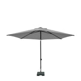 Madison Sonnenschirm Elba Push-Up 300cm hellgrau