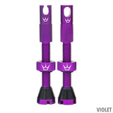 Peaty's chris king mk2 tubless valves - 42mm | matte mango