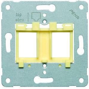 Peha-Trägerrahmen 2xRJ45 für UTP-Keystone - 4601170