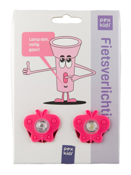Pexkids Beleuchtungsset LED Butterfly mit Silikongurt - Rot