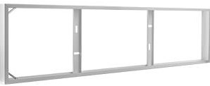 Enzo pfs opbouwframe voor led paneel 120x30x5,5cm wit - 5417880