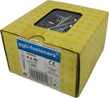 Pgb-europe pgb-fasteners | spaanplaatschroef ø 4,0x40 mm pozidrive pz2 - voldraad verzinkt | 200 st - pgwvzv001004000403