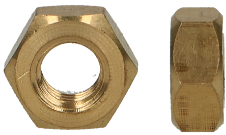 Pgb-europe pgb-fasteners | zeskantmoer messing din 934 m 5 - 000934ms000503