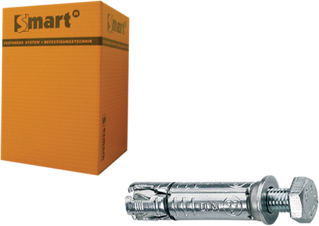 Pgb-europa smart | Keilbolzen mit Gewindebolzen m12x20x90 verzinkt | 25 Stück sm000t0011200903