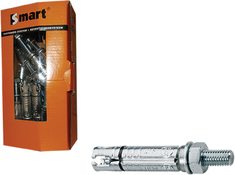 Pgb-europa smart | Keilschraube smart+Ankerstange m6x30x75 verzinkt | 25 Stück sm000k001060075e