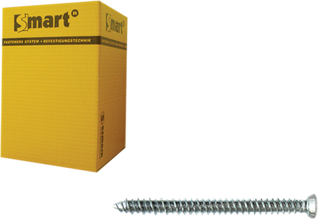 Pgb-europa smart | Rahmenschraube VZK-T30 ø 7,50x92 ZN | 100 Stück sm0wsf0010750923