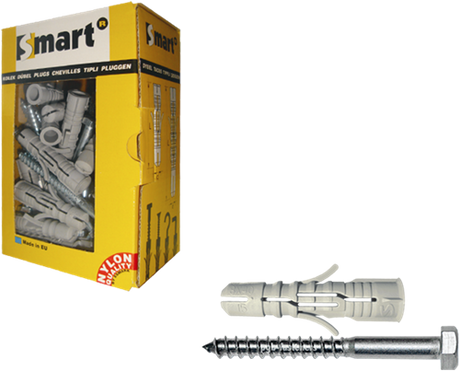 Pgb-europa smart | Stecker Nylon + DIN 571 ø 10x100 NZN | 10 Stück - sm0pzsn0114100100e