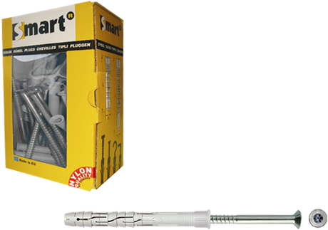 Pgb-europa smart | Fensterstopfen + Schraube vzk tx ø 10x120 nzn | 25 Stück sm0rptn01100120e