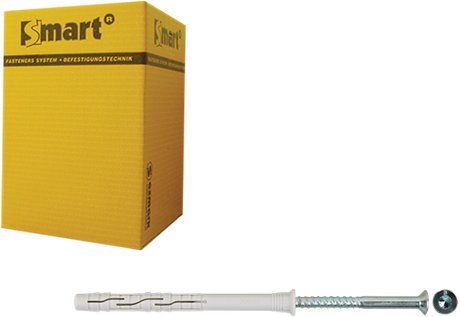Pgb-europe smart | raamplug +schroef vzk tx ø 8x140 nzn | 50 st sm0rptn010801403