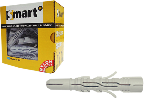 Pgb-europa smart | Starkes Nylon, multifunktional. Stecker ø 8x60 | 50 Stück – sm00lpn00080060e