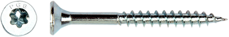 Pgb-europe pgb-fasteners spaanplaatschroef vzk-t deeldraad snijpunt verzonken kop ø6,0x200 zn tx30 | 100 st | pgwvtg001006002002