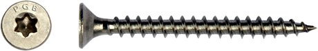 Pgb-europe pgb-fasteners universele spaanplaatschroef rvs a2 vk-t voldraad verzonken kop ø 4,0x20 tx20 | 200 st | pgwvtva00004000203