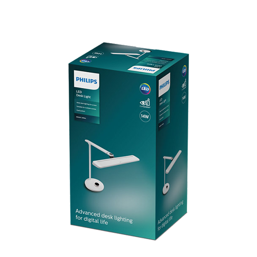Philips desk light led dsk501 wit