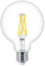 Philips master value ledglobe e27 93mm filament helder 5.9w 806lm - 922-927 zeer warm wit | beste kleurweergave - dimbaar - vervangt 60w