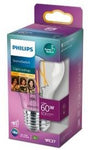 Philips led lamp sceneswitch transparant 60w e27 warm wit licht