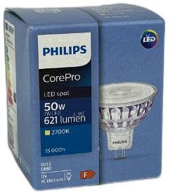 Philips led spot gu5.3 12v 7-50w 2700k - led3522