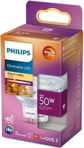 Philips LED 50W Gu5.3 WW 12V 36D WGD SRT4 Beleuchtung
